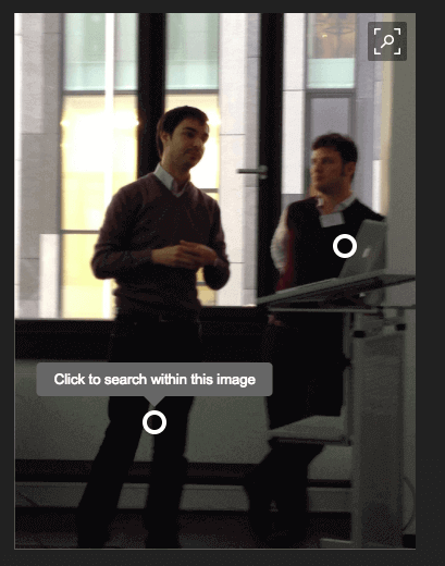 The automatic object detection of Bing for images