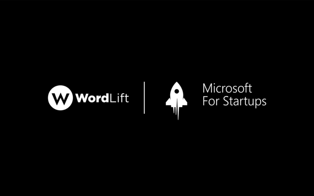 WordLift selected among the best startups worldwide to join Microsoft for Startups program